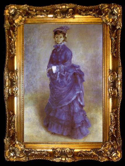 framed  Pierre-Auguste Renoir woman of Paris, ta009-2